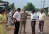 शिवरामपुर–पहाड़ी मार्ग के चौड़ीकरण कार्य का स्थलीय निरीक्षण